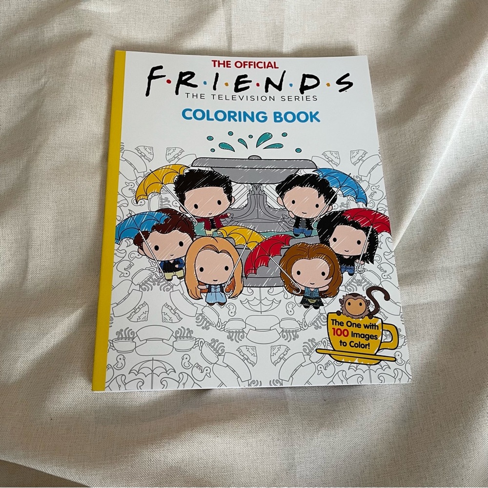 NEW F.R.I.E.N.D.S Official Colouring Book